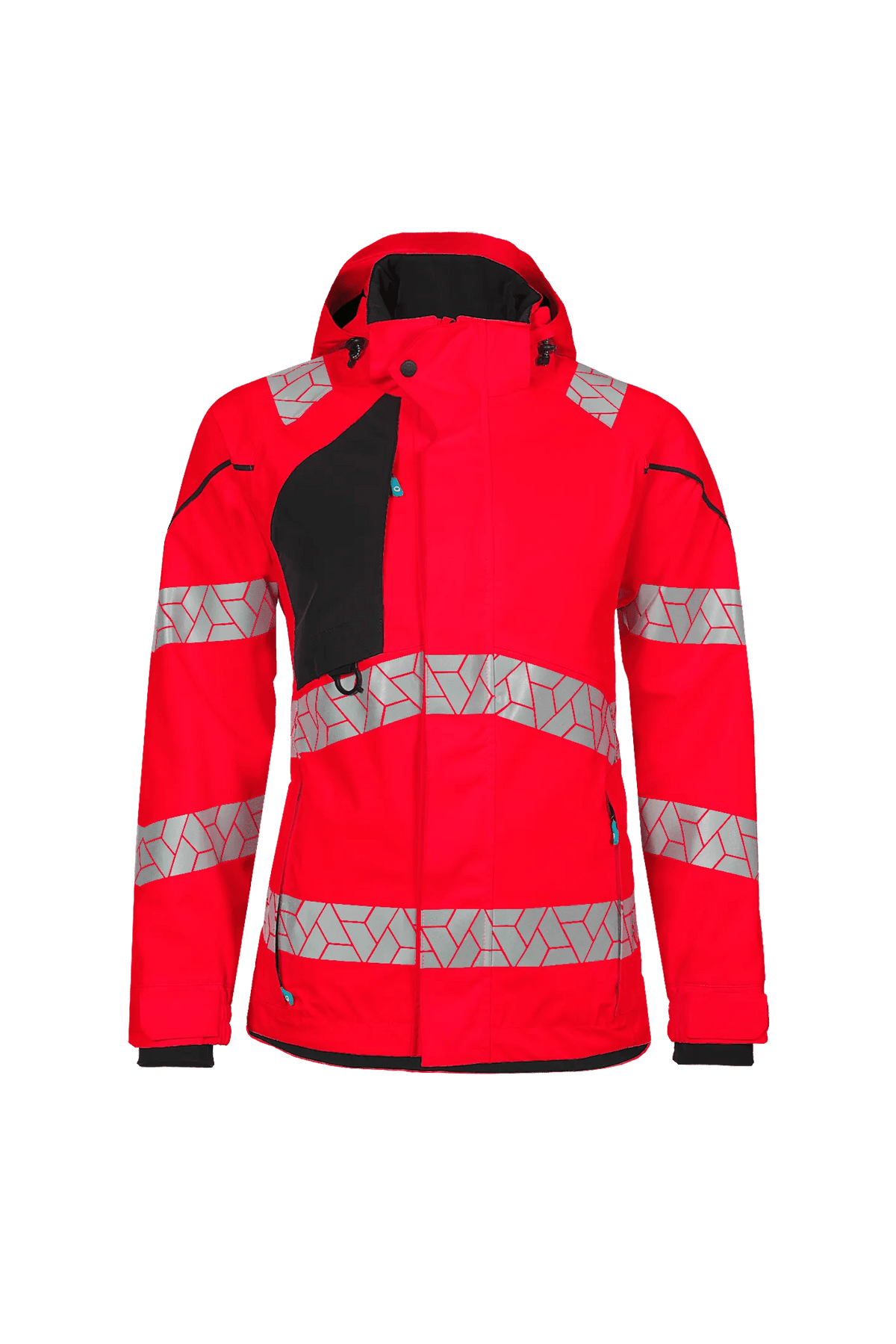 SYNQ Qrux Women in High-vis red/Black, front view