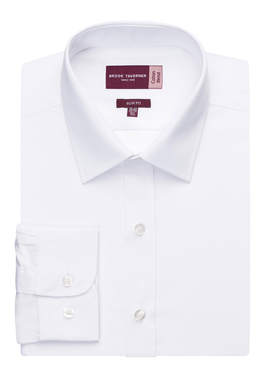 Brook Taverner Pisa Shirt in White, main product image