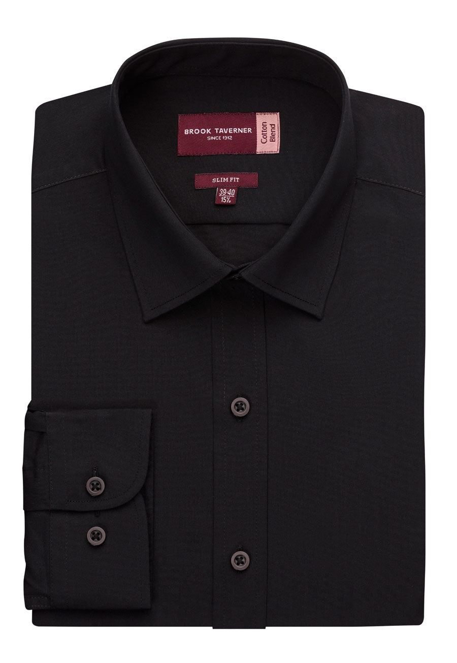 Brook Taverner Pisa Shirt in Black, image 3