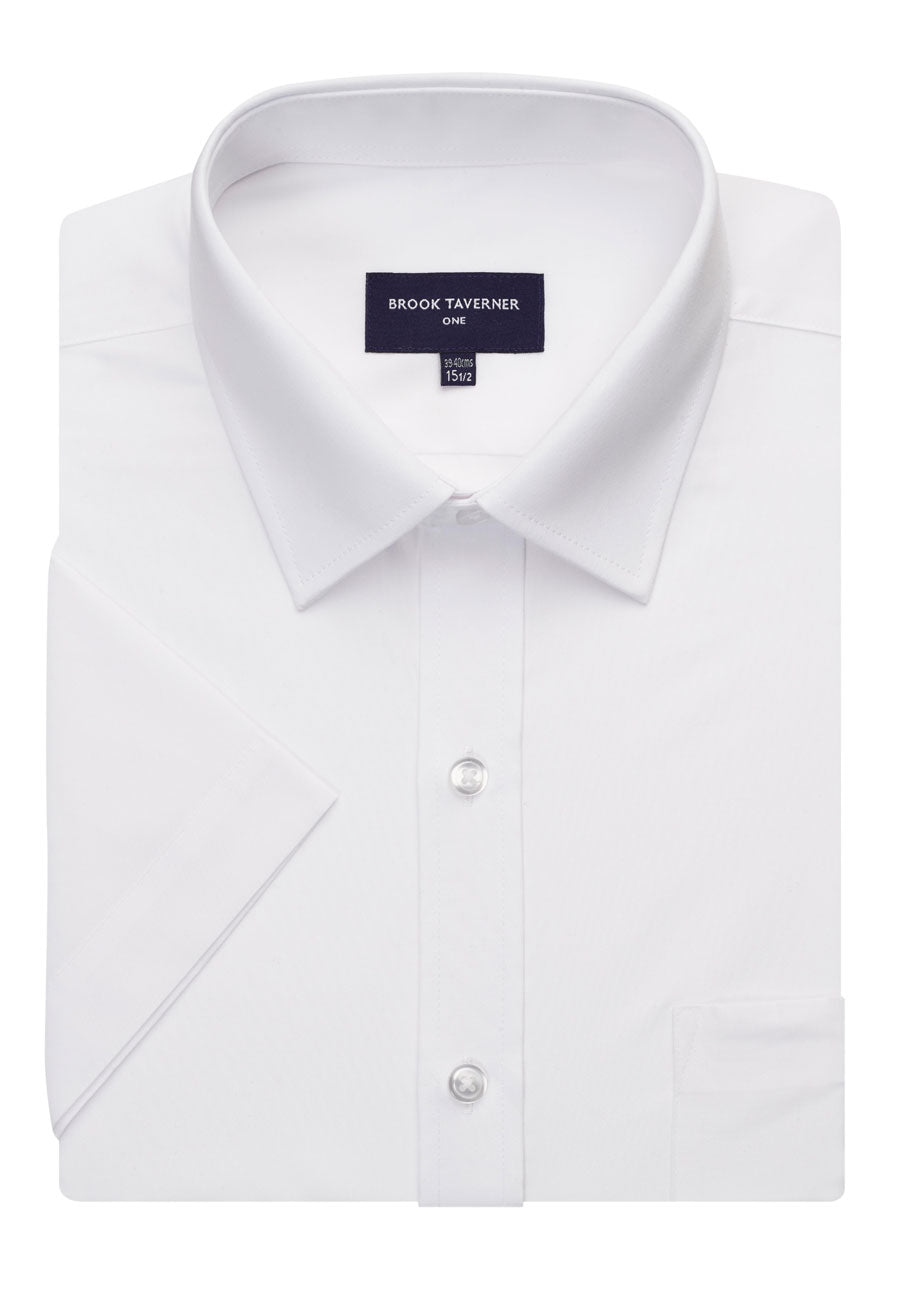 Brook Taverner Vesta Shirt in White, main product image
