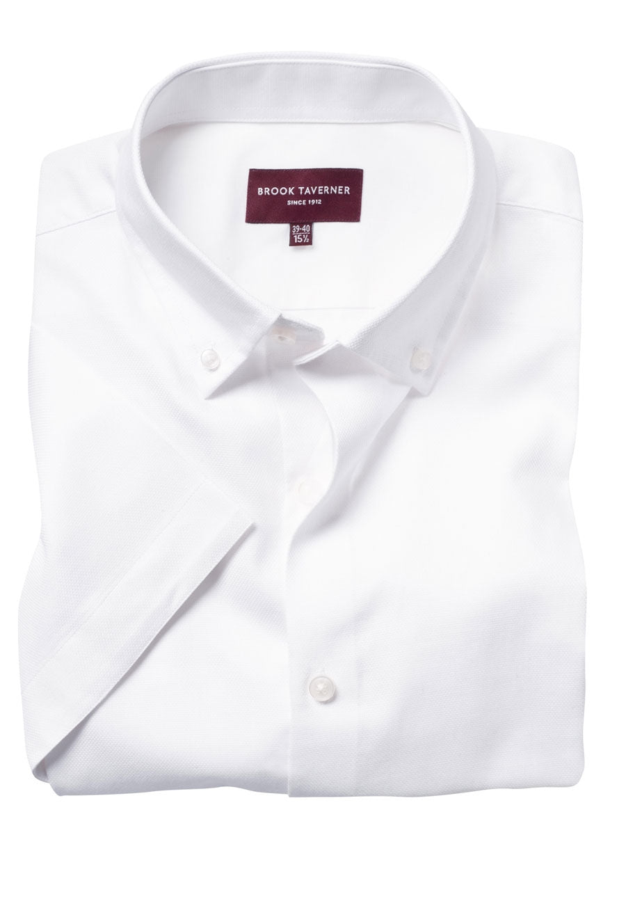 Brook Taverner Calgary Shirt in White, main product image