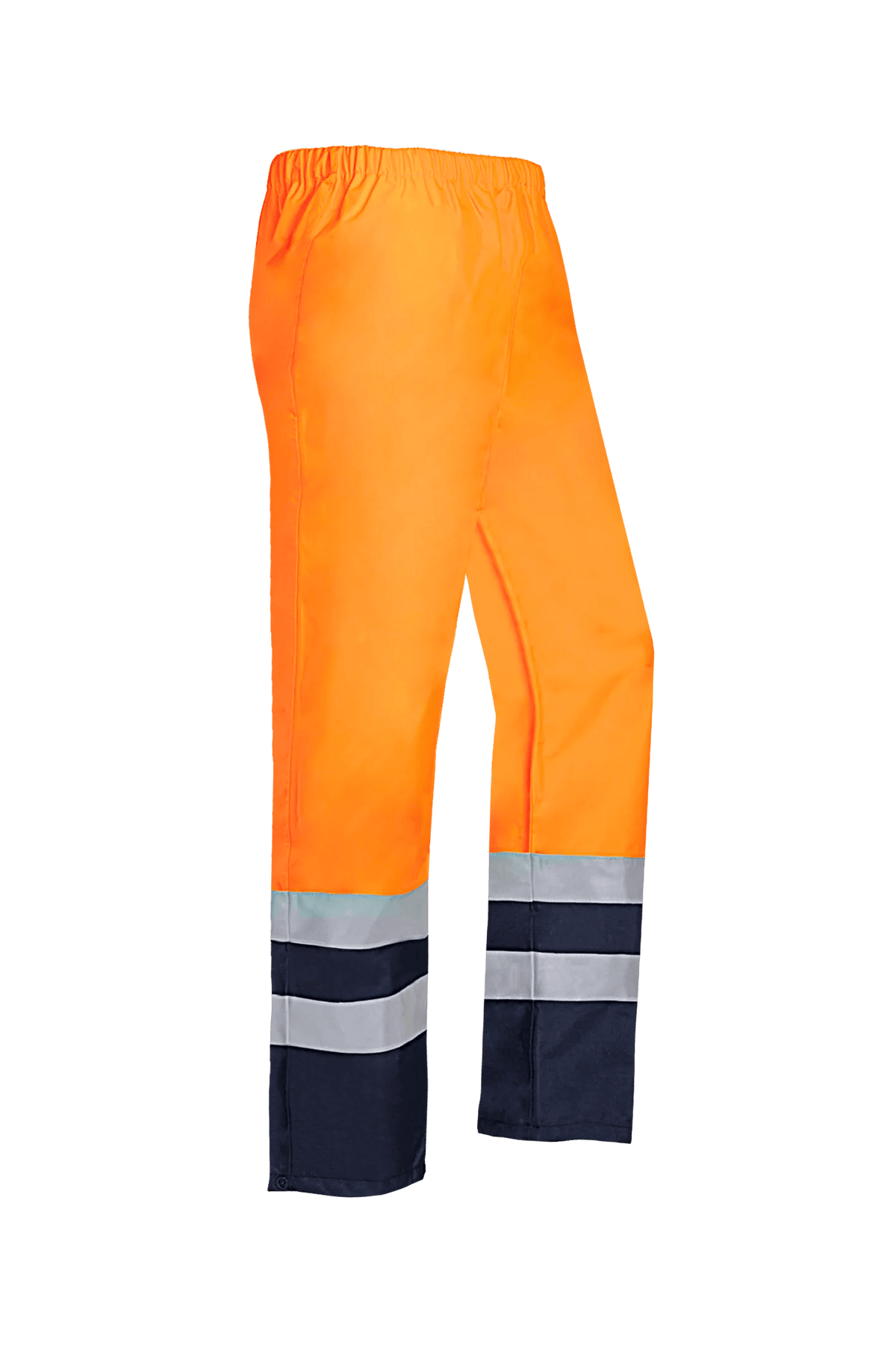 Sioen Norvill in High-vis orange/Navy blue, side view