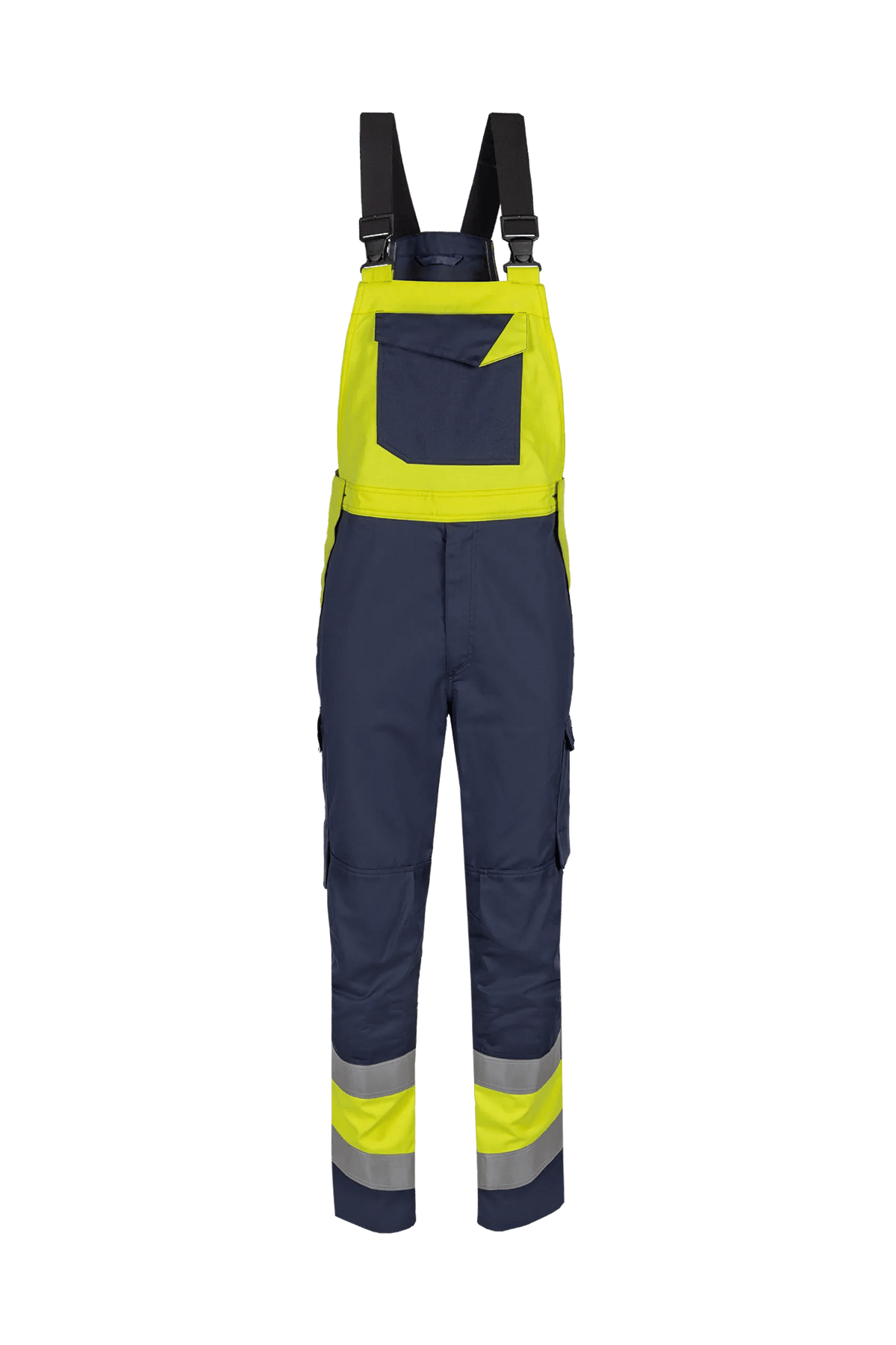 Sioen PRO B-Navi in Navy blue/High-vis yellow, front view