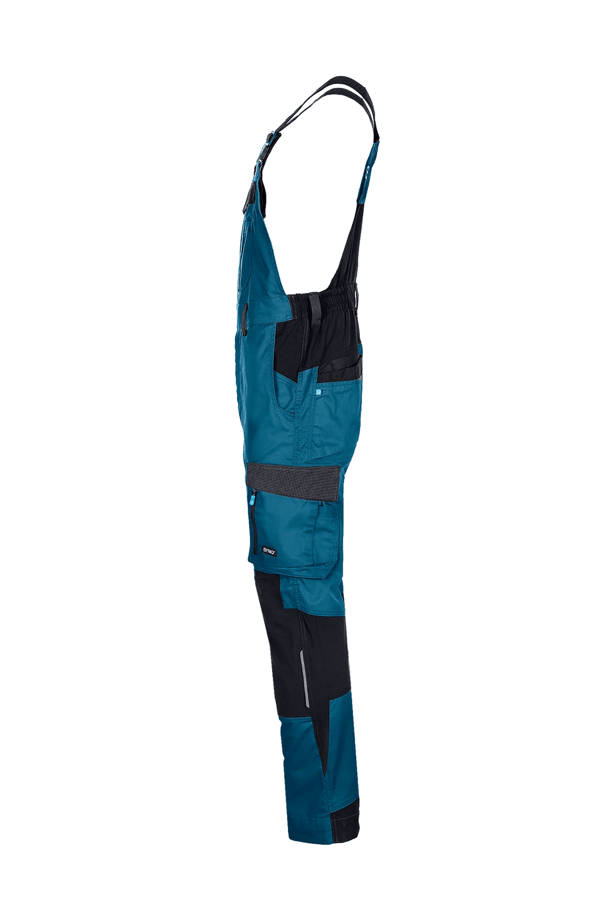 SYNQ Qombi in Petrol blue/Black, side view