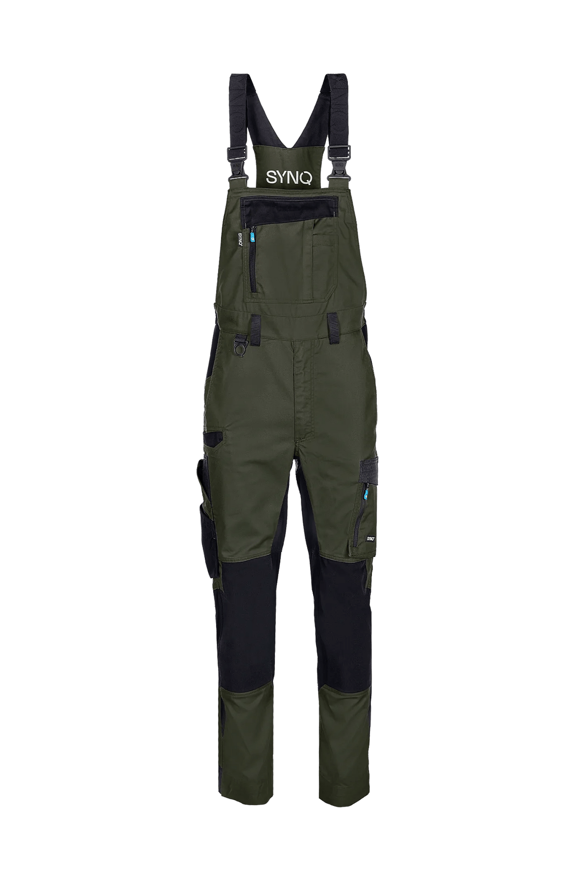 SYNQ Qombi in Khaki green/Black, front view
