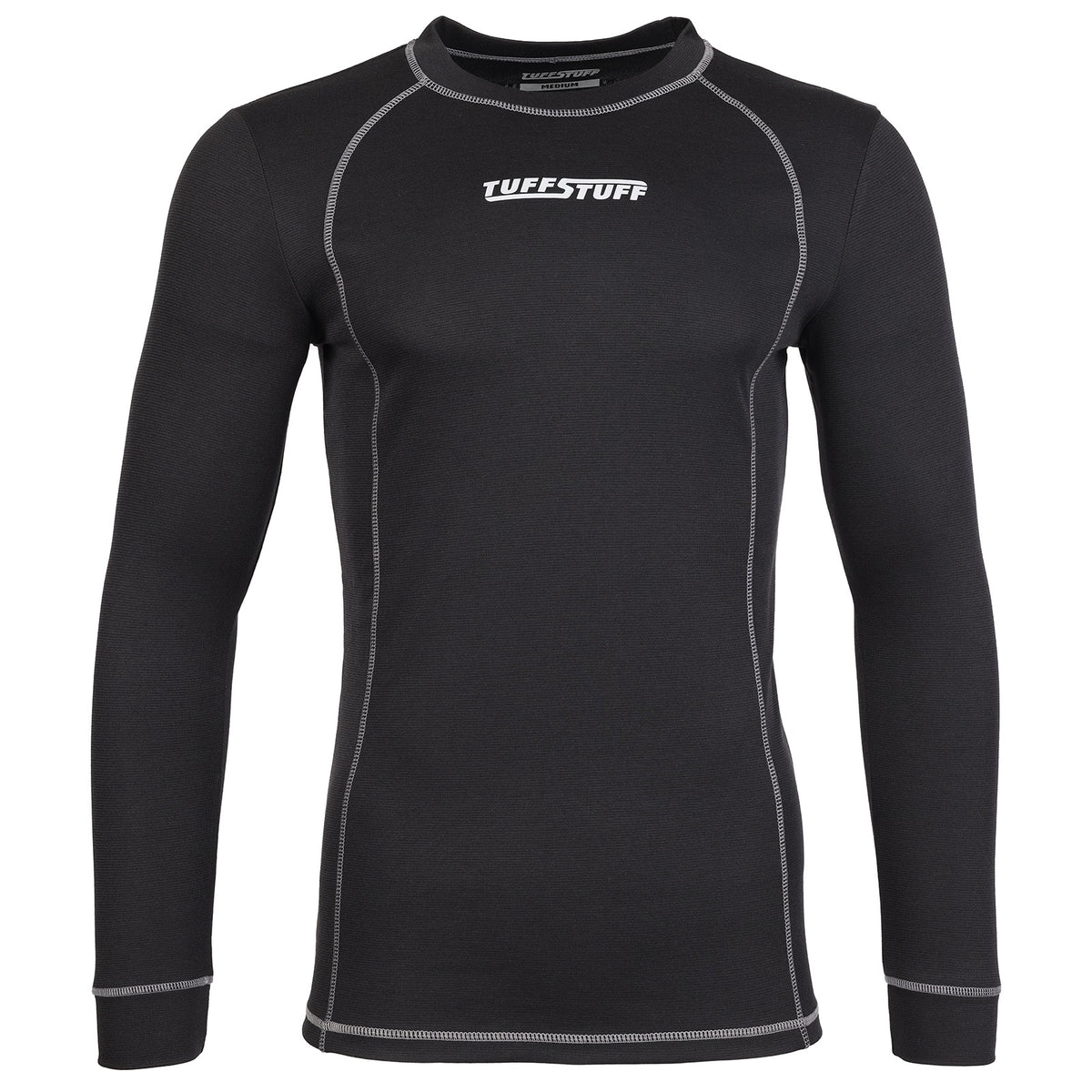 Tuffstuff 808 Basewear Long Sleeve T-Shirt in Black, image 2