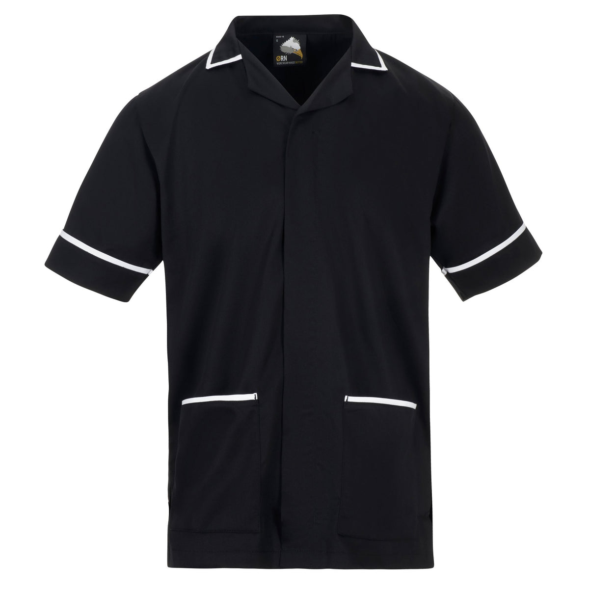 Orn Darwin Male Tunic - Black - White - front