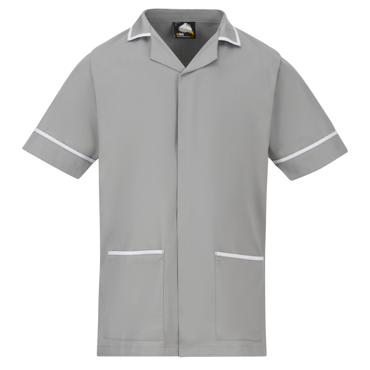Orn Darwin Male Tunic - Grey - White - front