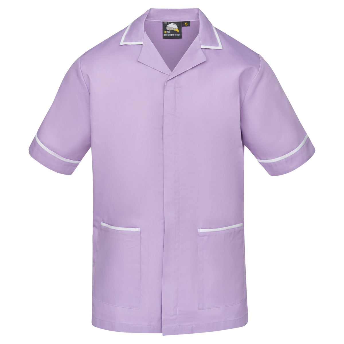 Orn Darwin Male Tunic - Lilac - White - Front
