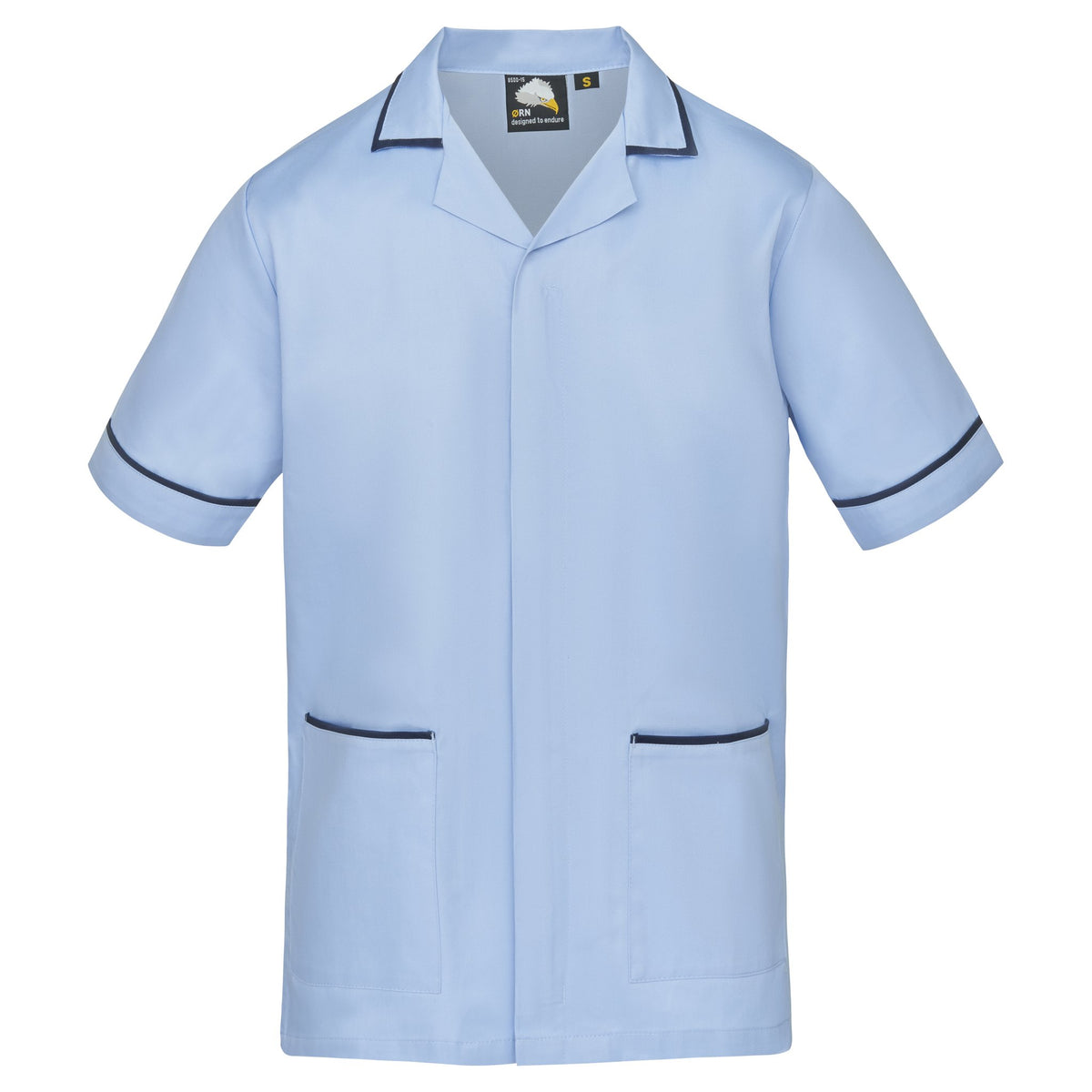 Orn Darwin Male Tunic - Sky - Navy - front