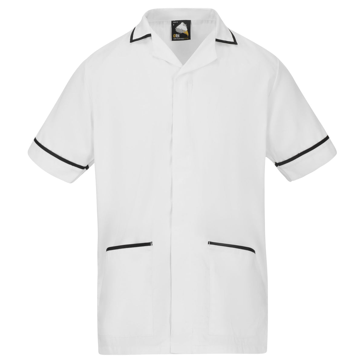 Orn Darwin Male Tunic - White - Black - front