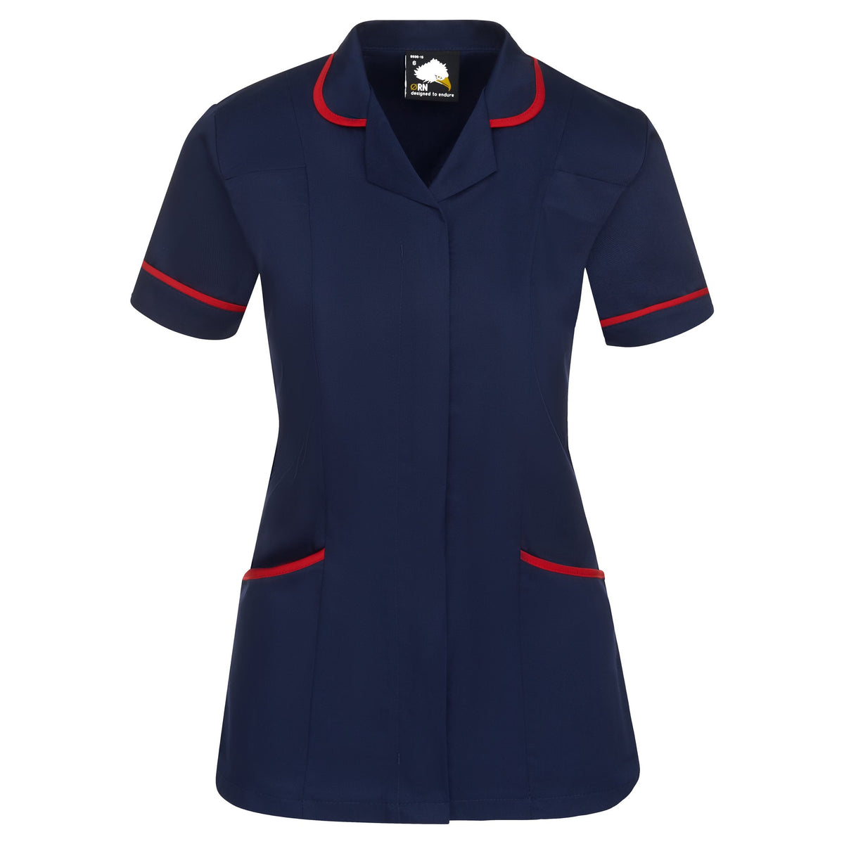 Orn Florence Classic Tunic - Navy - Red - front