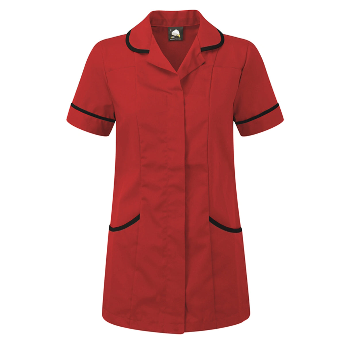 Orn Florence Classic Tunic - Red - Navy - front