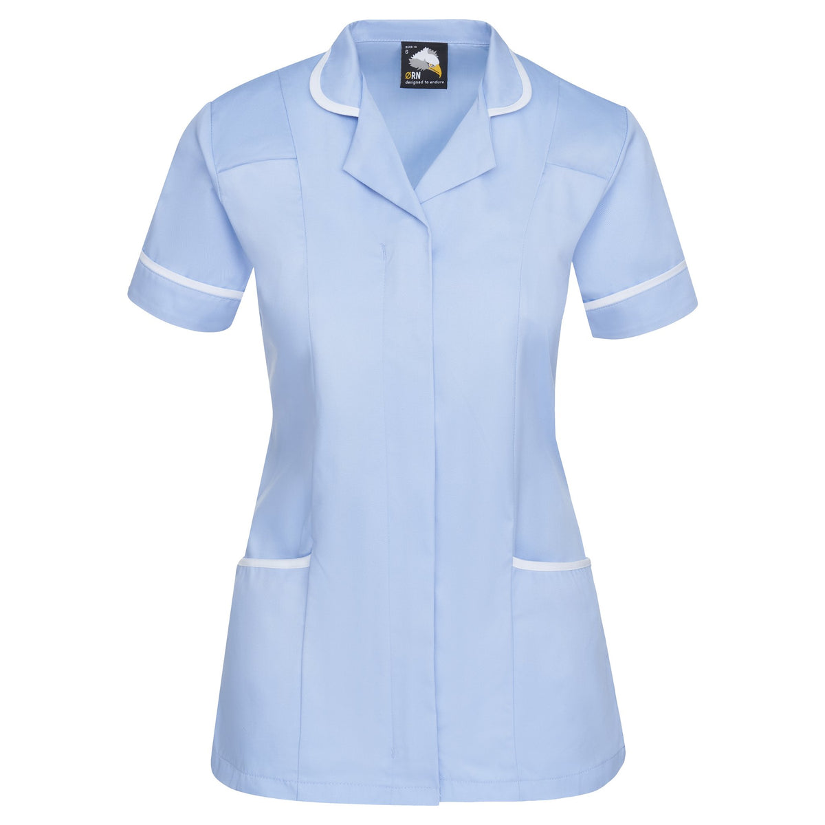 Orn Florence Classic Tunic - Sky - White - front