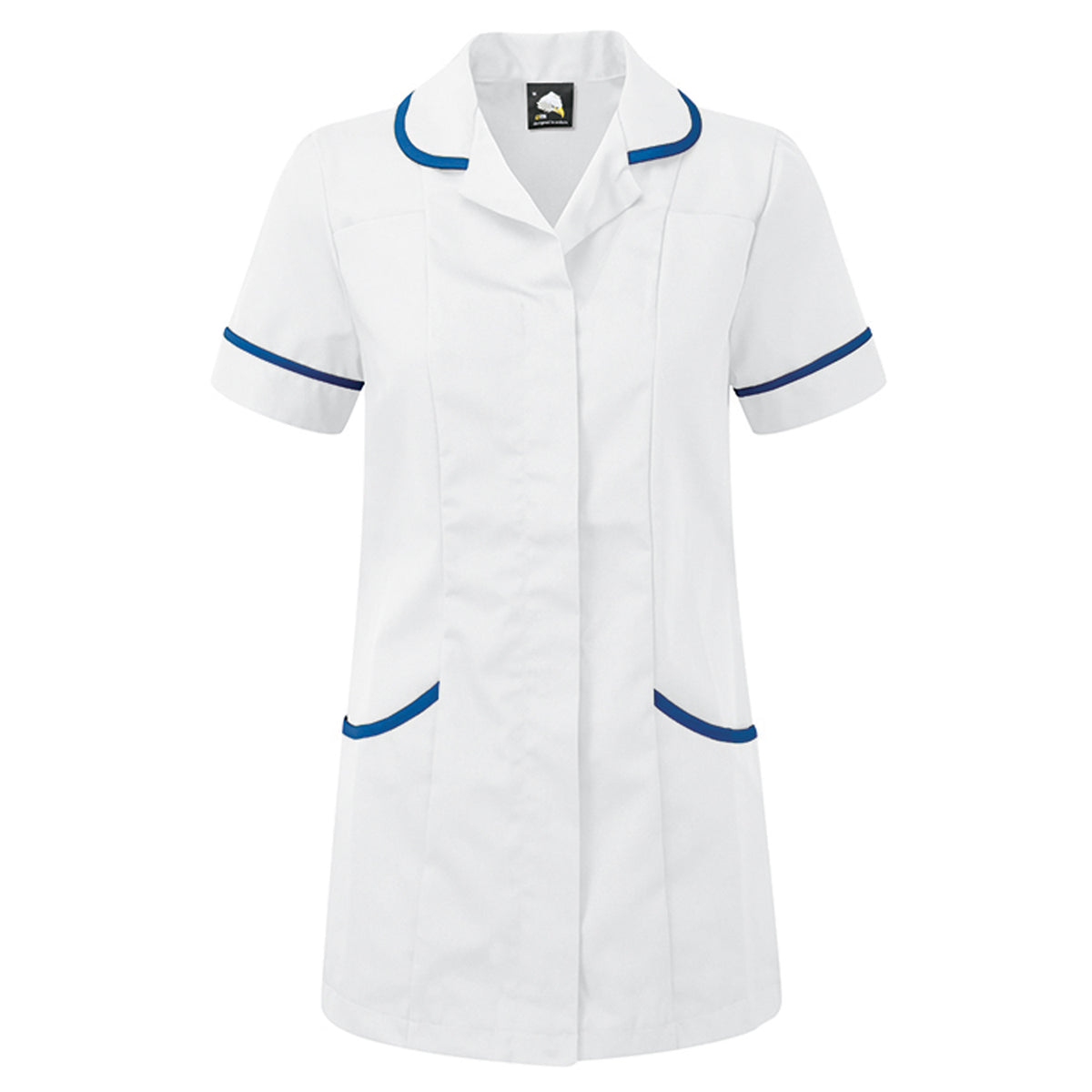 Orn Florence Classic Tunic - White - Royal - front