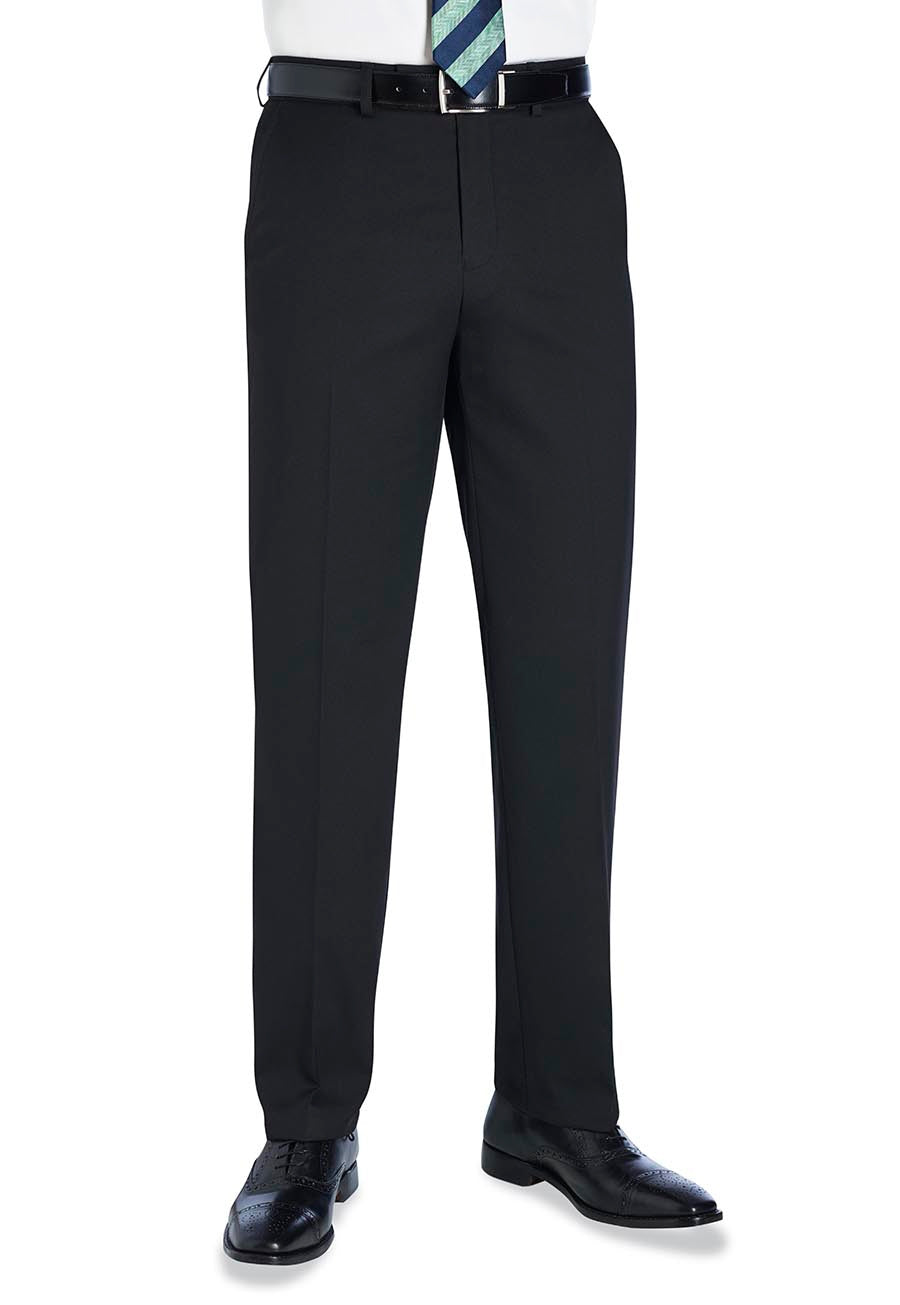 Brook Taverner Phene Trouser in Navy P/Dot, image 3