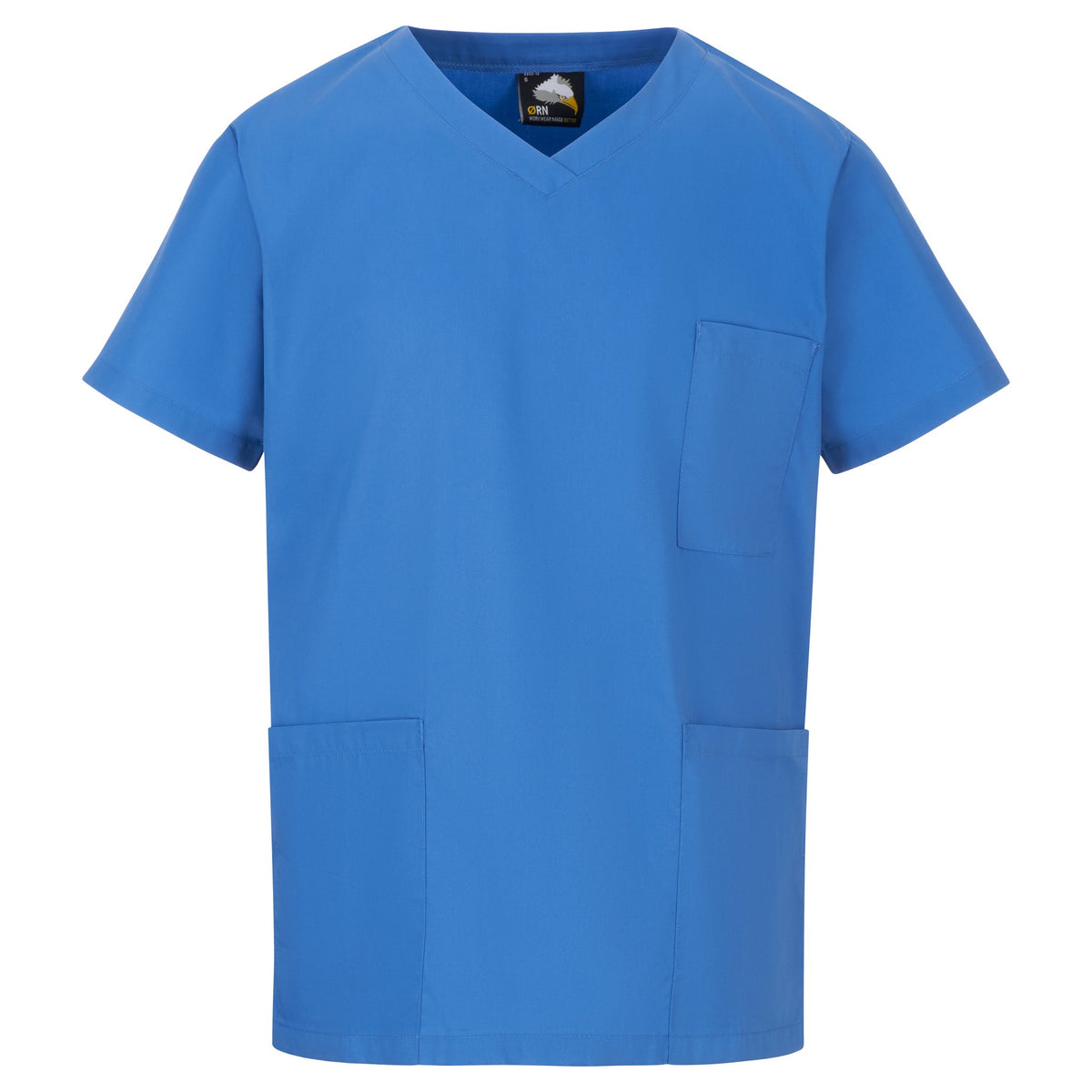 Orn Scrub Top - Hospital Blue - front