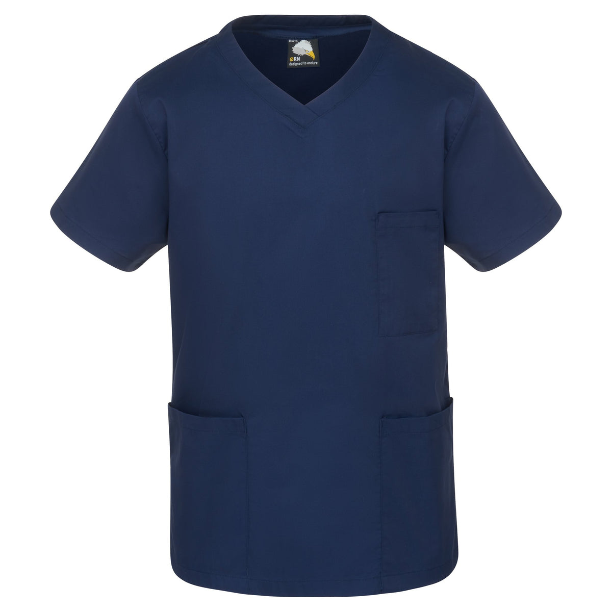 Orn Scrub Top - Navy - Front