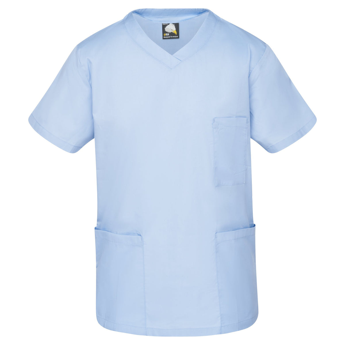 Orn Scrub Top - Sky - front