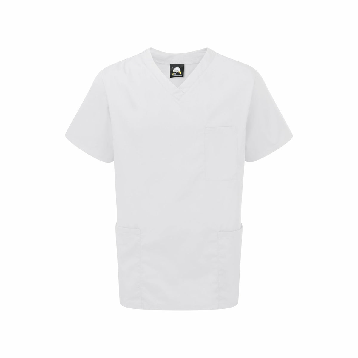 Orn Scrub Top - White - front