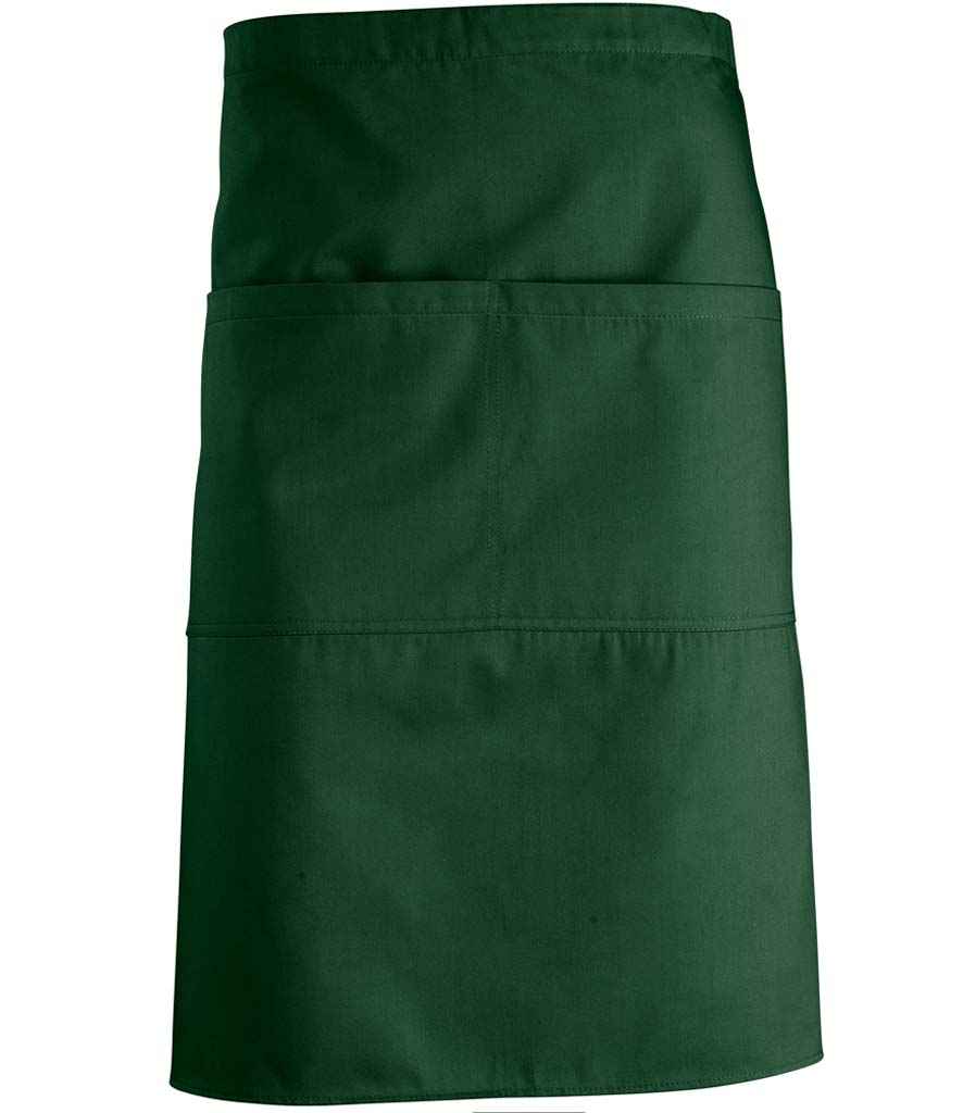 SOL'S Greenwich Apron in Bottle Green, front view