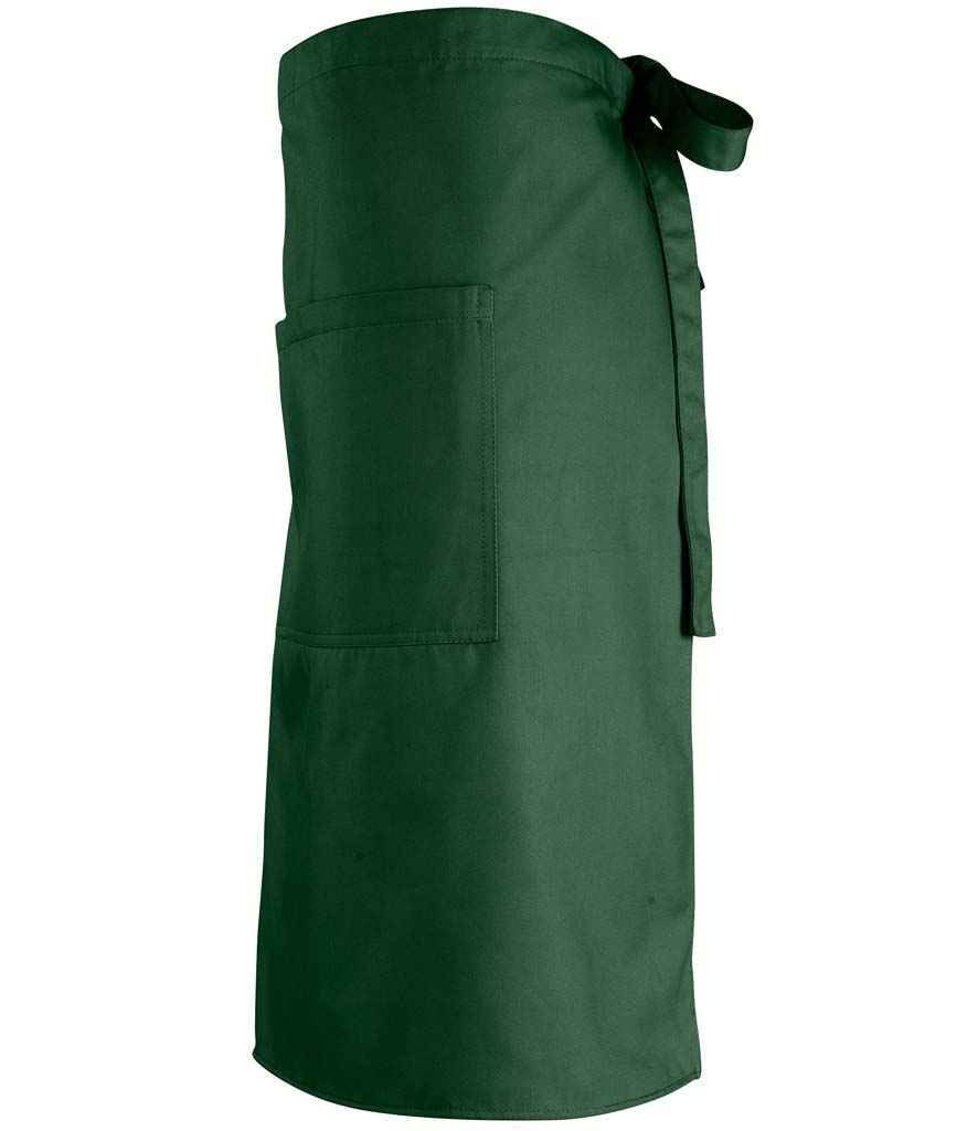 SOL'S Greenwich Apron in Bottle Green, side view
