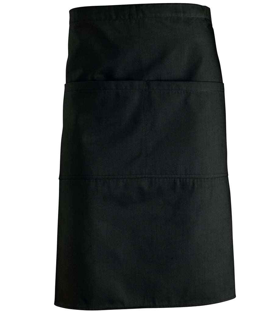 SOL'S Greenwich Apron in Deep Black, front view