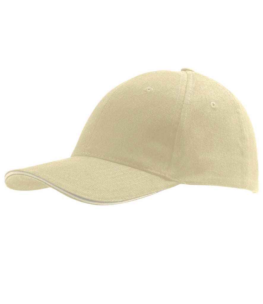 SOL'S Buffalo Cap in Beige, front view