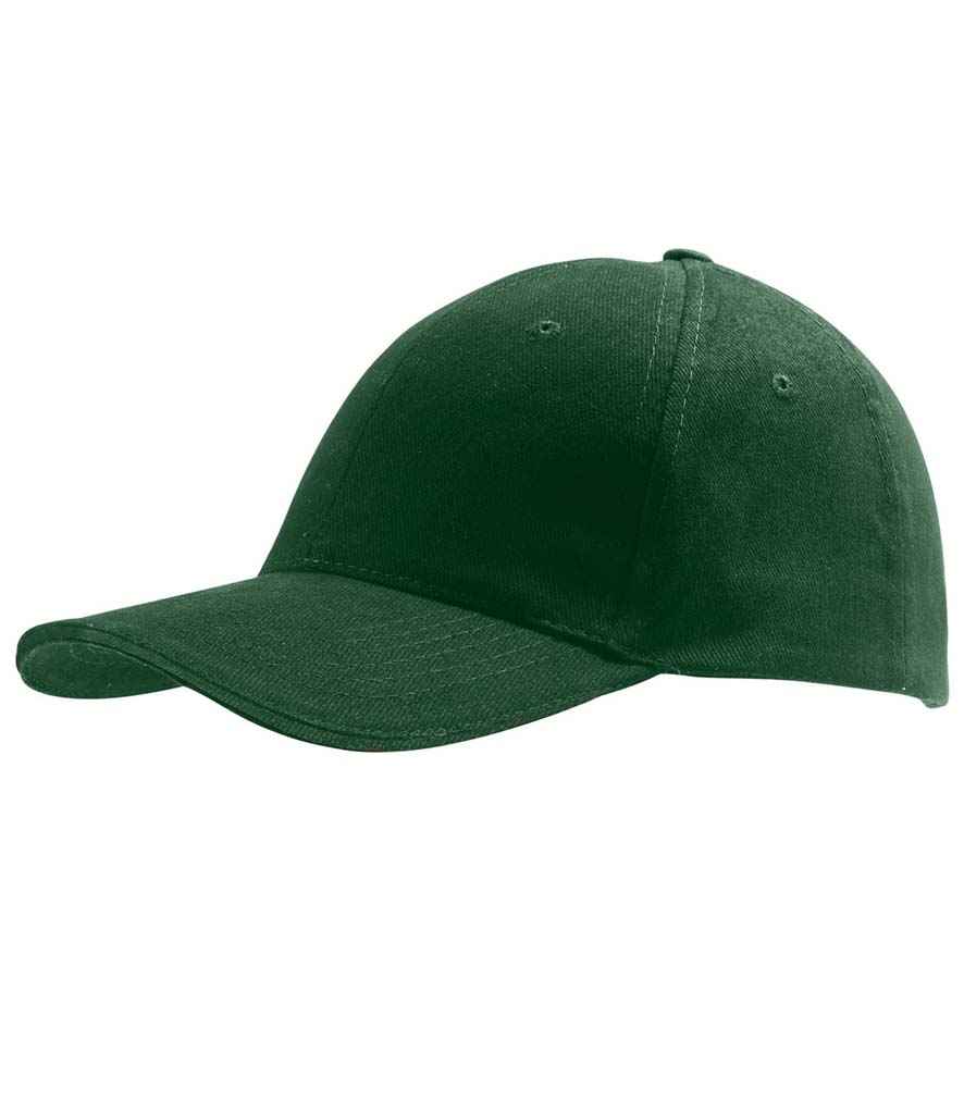 SOL'S Buffalo Cap in Bottle Green, front view