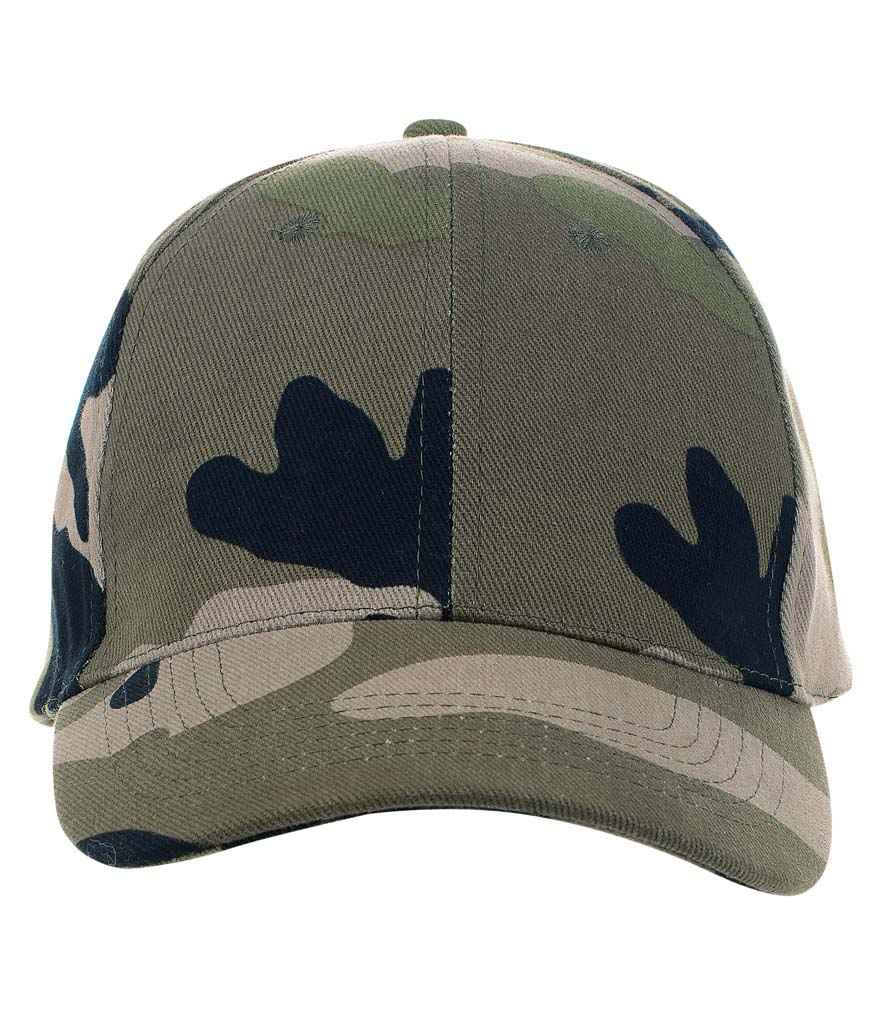 SOL'S Buffalo Cap in Camouflage, front view