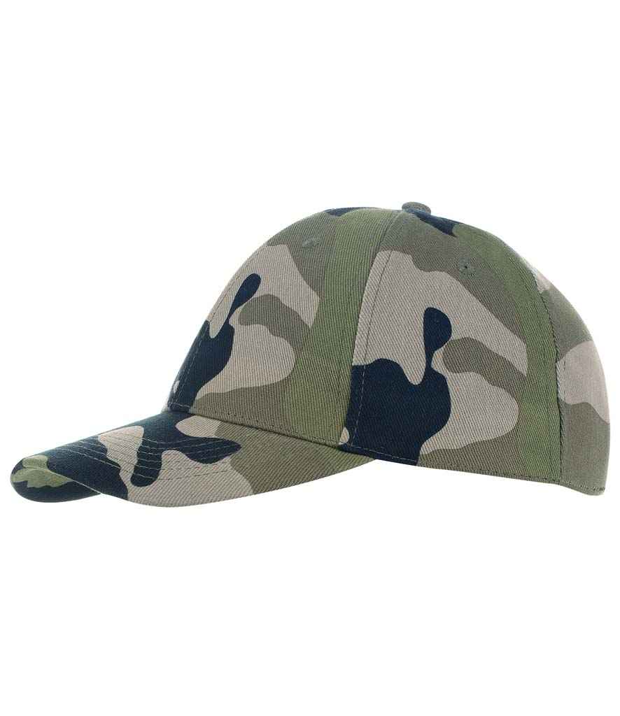 SOL'S Buffalo Cap in Camouflage, side view