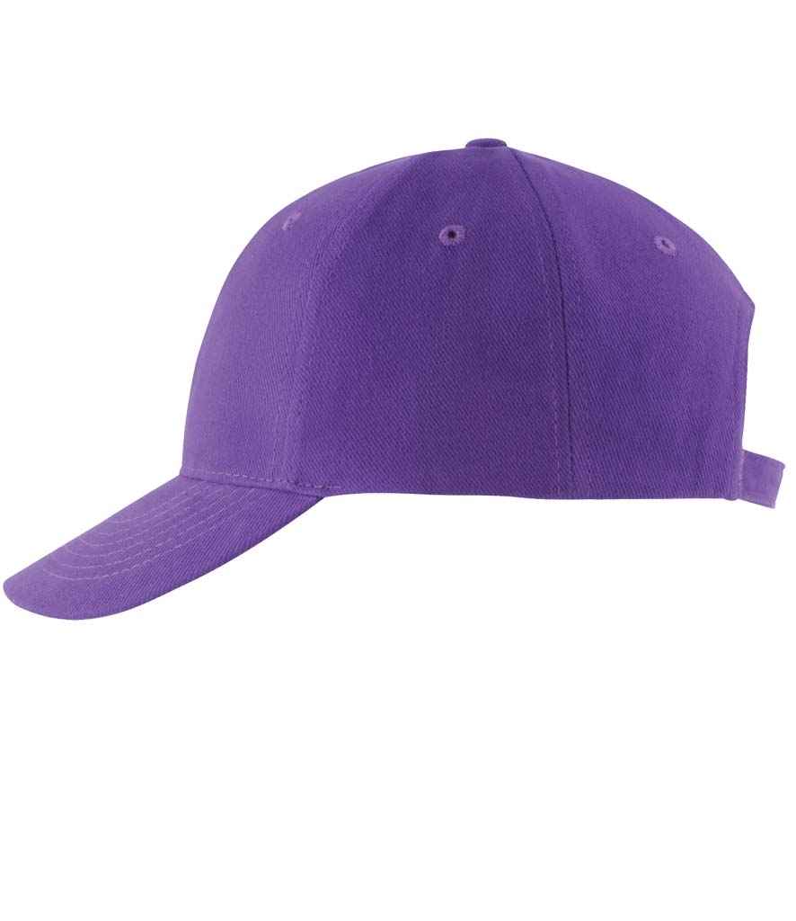 SOL'S Buffalo Cap in Dark Purple, front view