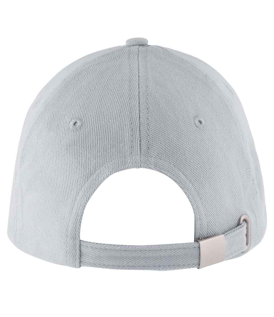SOL'S Buffalo Cap in Pure Grey, back view