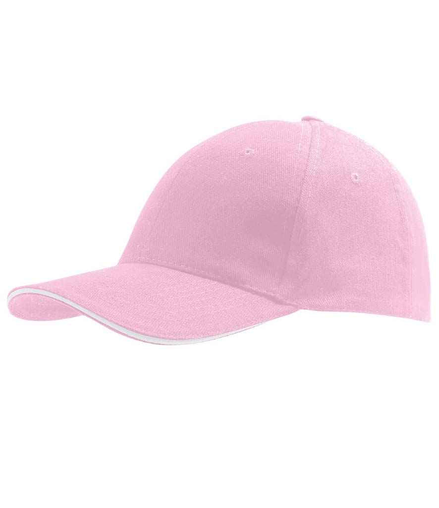 SOL'S Buffalo Cap in Pink/White, front view