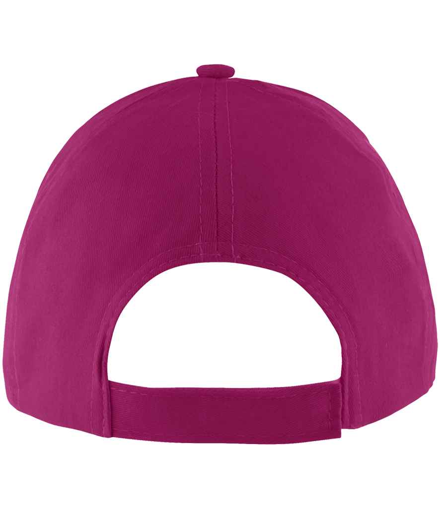 SOL'S Buzz Cap in Fuchsia, back view