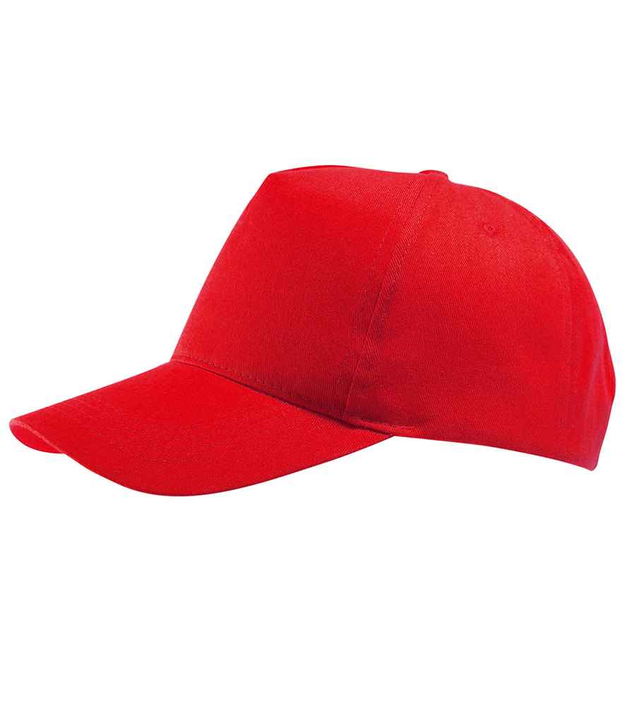 SOL'S Buzz Cap in Red, front view