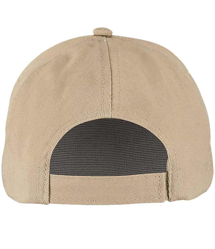 SOL'S Buzz Cap in Sand, back view