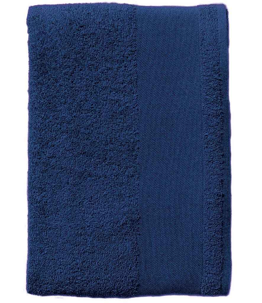 SOL'S Island 70 Bath Towel in French Navy, front view