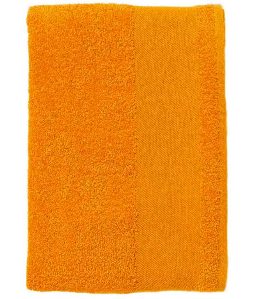SOL'S Island 70 Bath Towel in Orange, front view