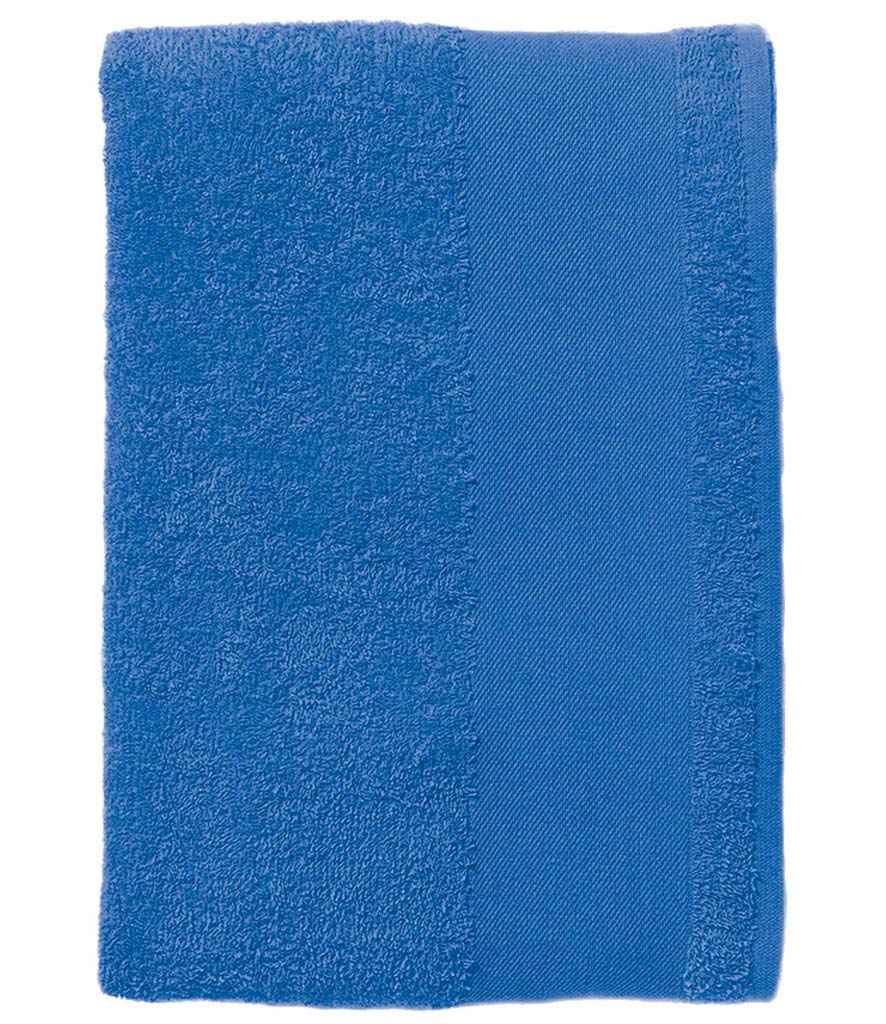 SOL'S Island 70 Bath Towel in Royal Blue, front view