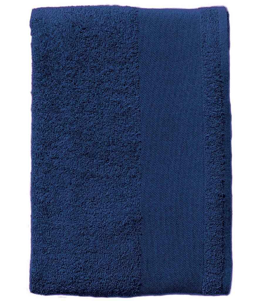 SOL'S Island 100 Bath Sheet in French Navy, front view