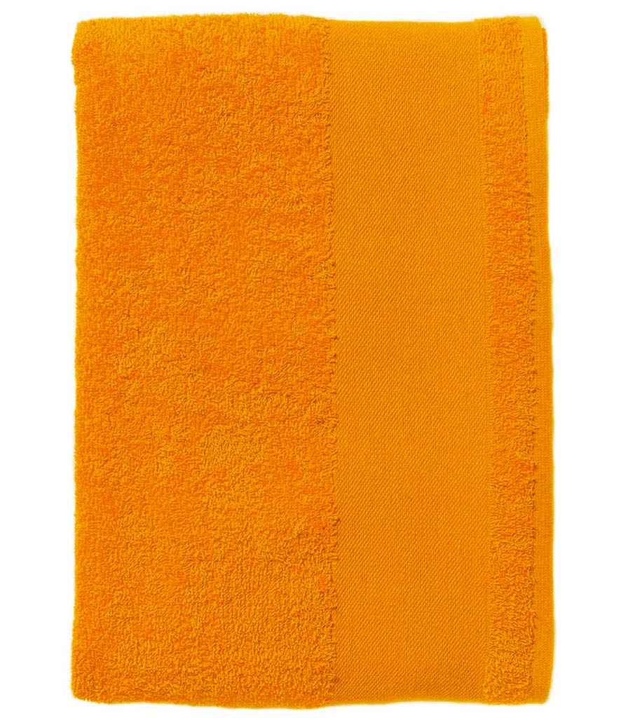 SOL'S Island 100 Bath Sheet in Orange, front view