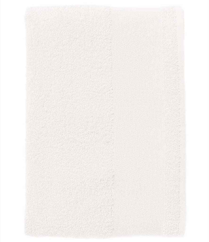 SOL'S Island 100 Bath Sheet in White, front view