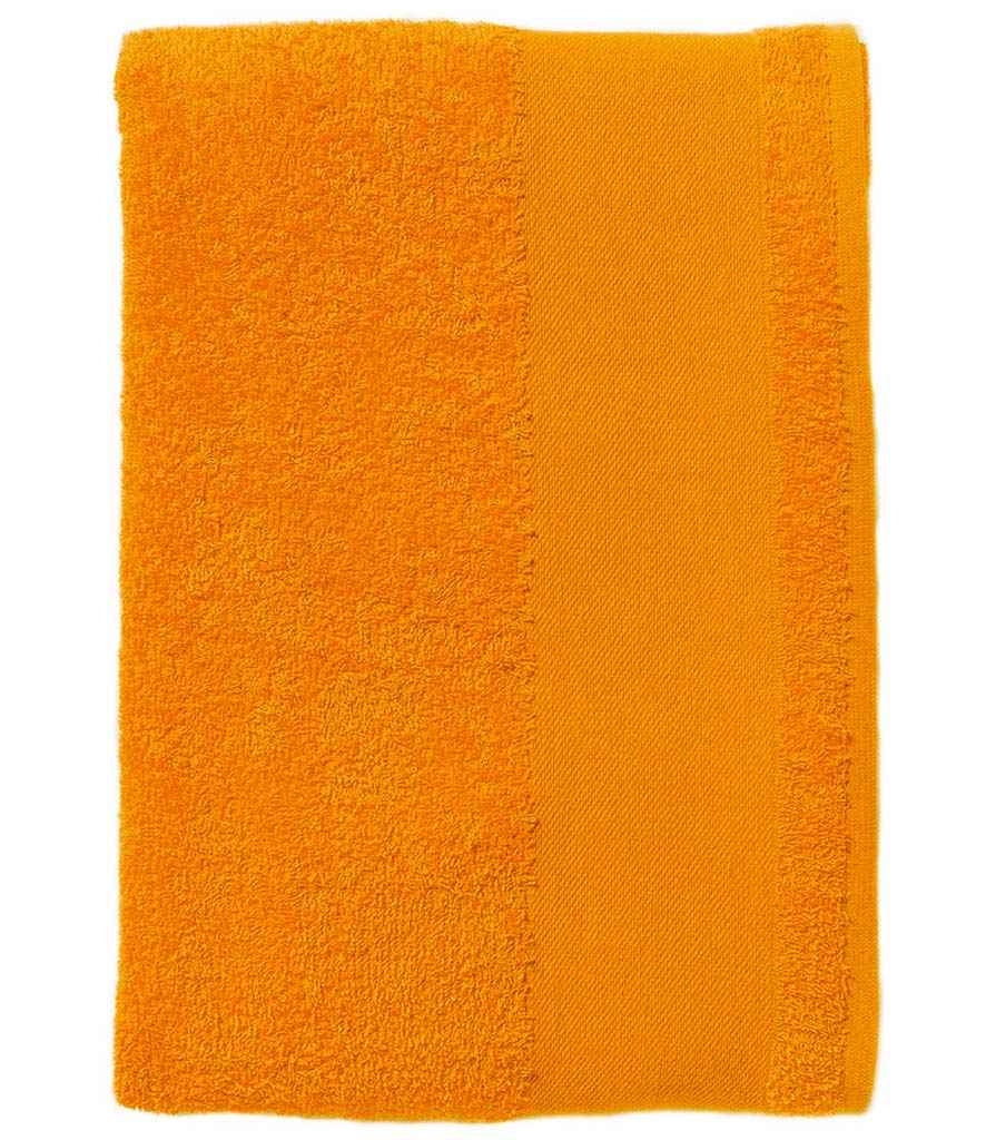 SOL'S Island 30 Guest Towel in Orange, front view