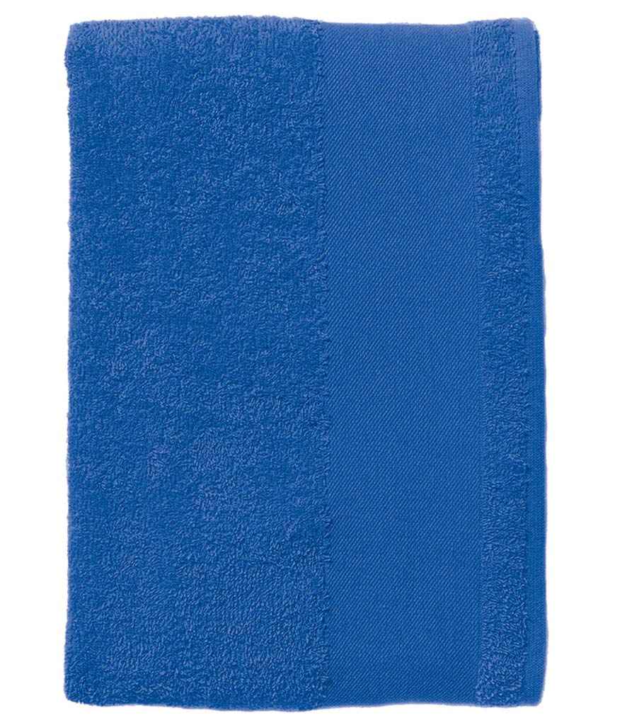 SOL'S Island 30 Guest Towel in Royal Blue, front view