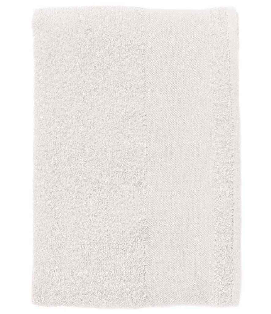 SOL'S Island 30 Guest Towel in White, front view