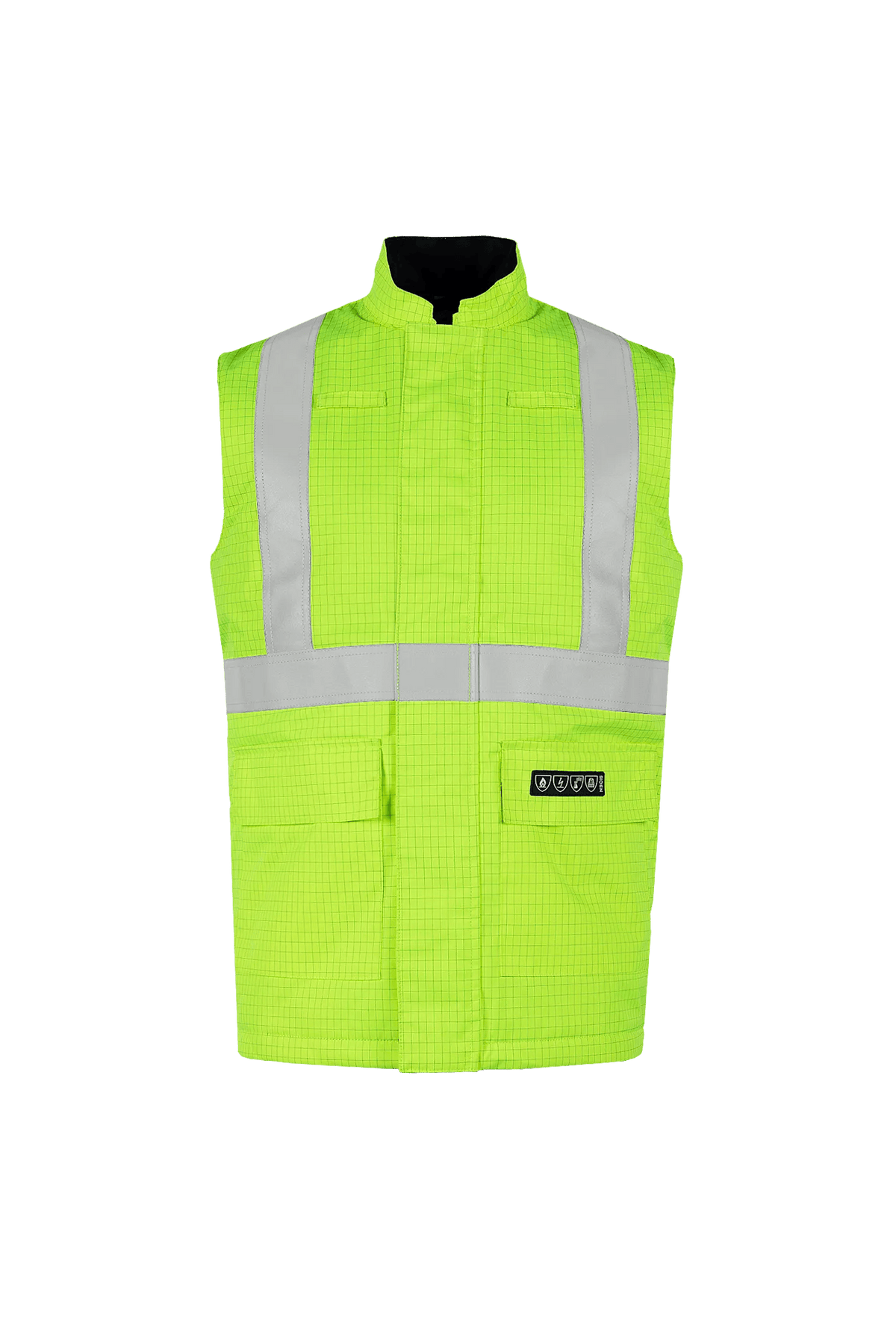 Sioen PRO Sidney in High-vis yellow, front view