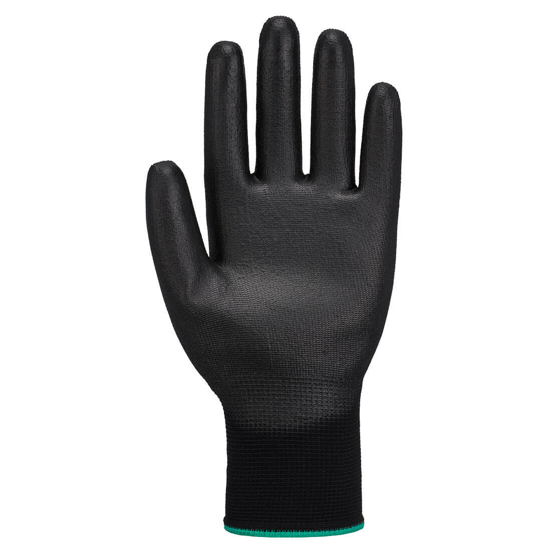 Portwest A126 Grip 13 Nylon PU Glove in Black, back view