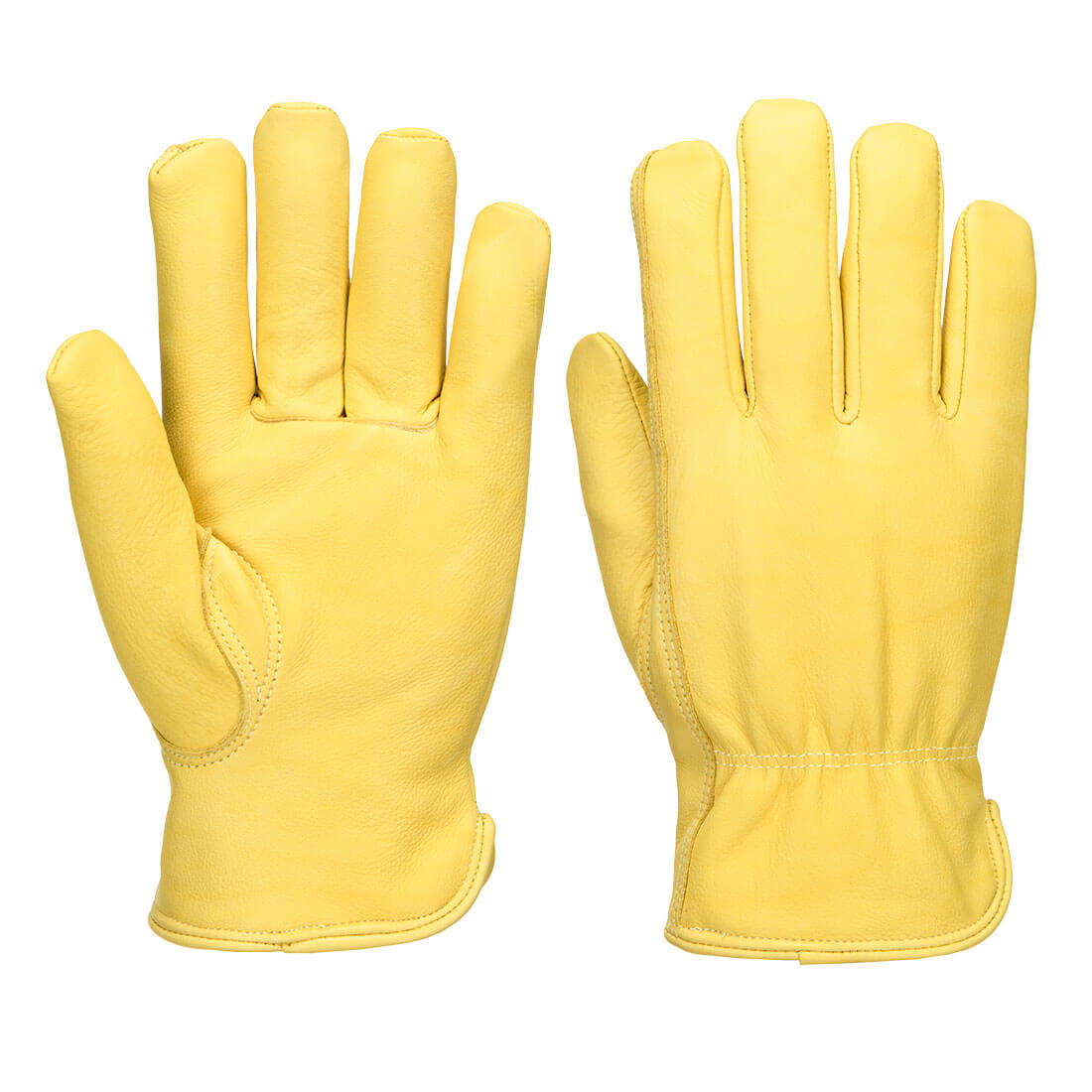 Portwest Cold 200 Cow Grain Driver Glove in Beige, main product image