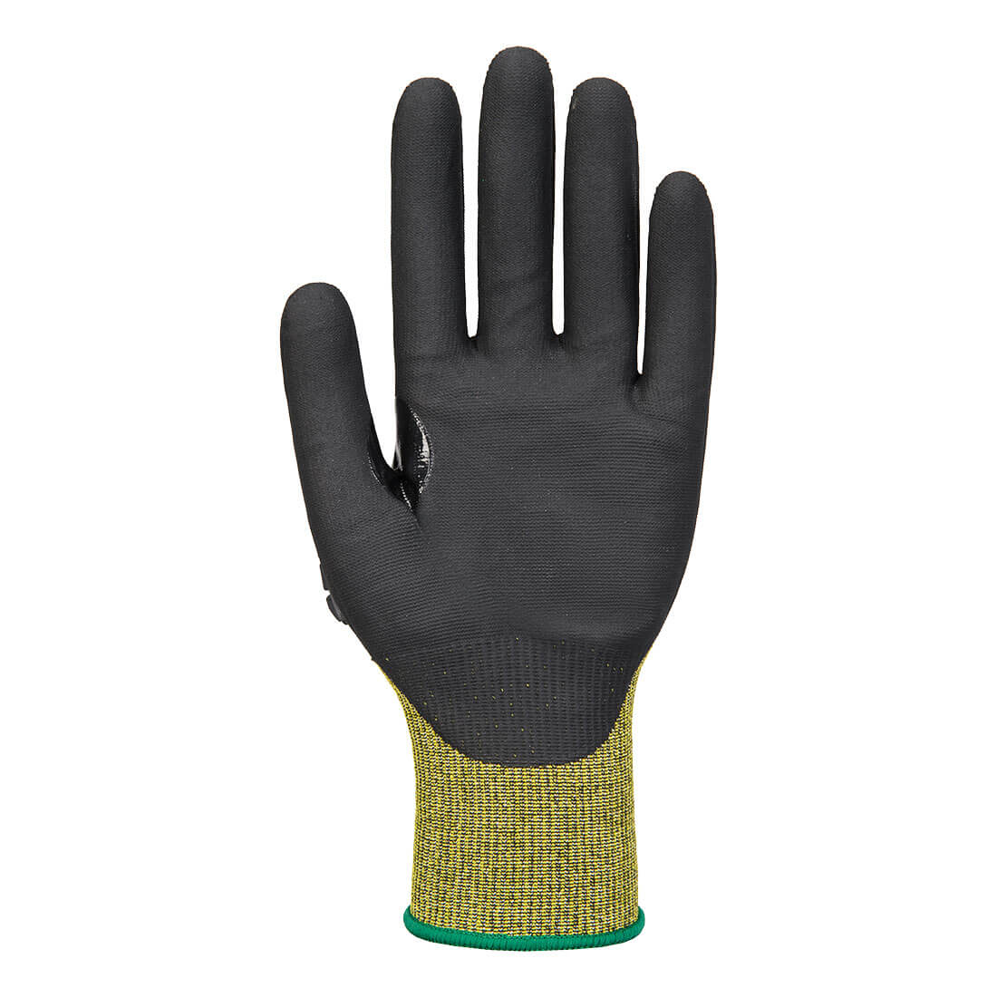 Portwest A756 Impact E18 Nitrile Antistatic ESD Glove in Black, back view
